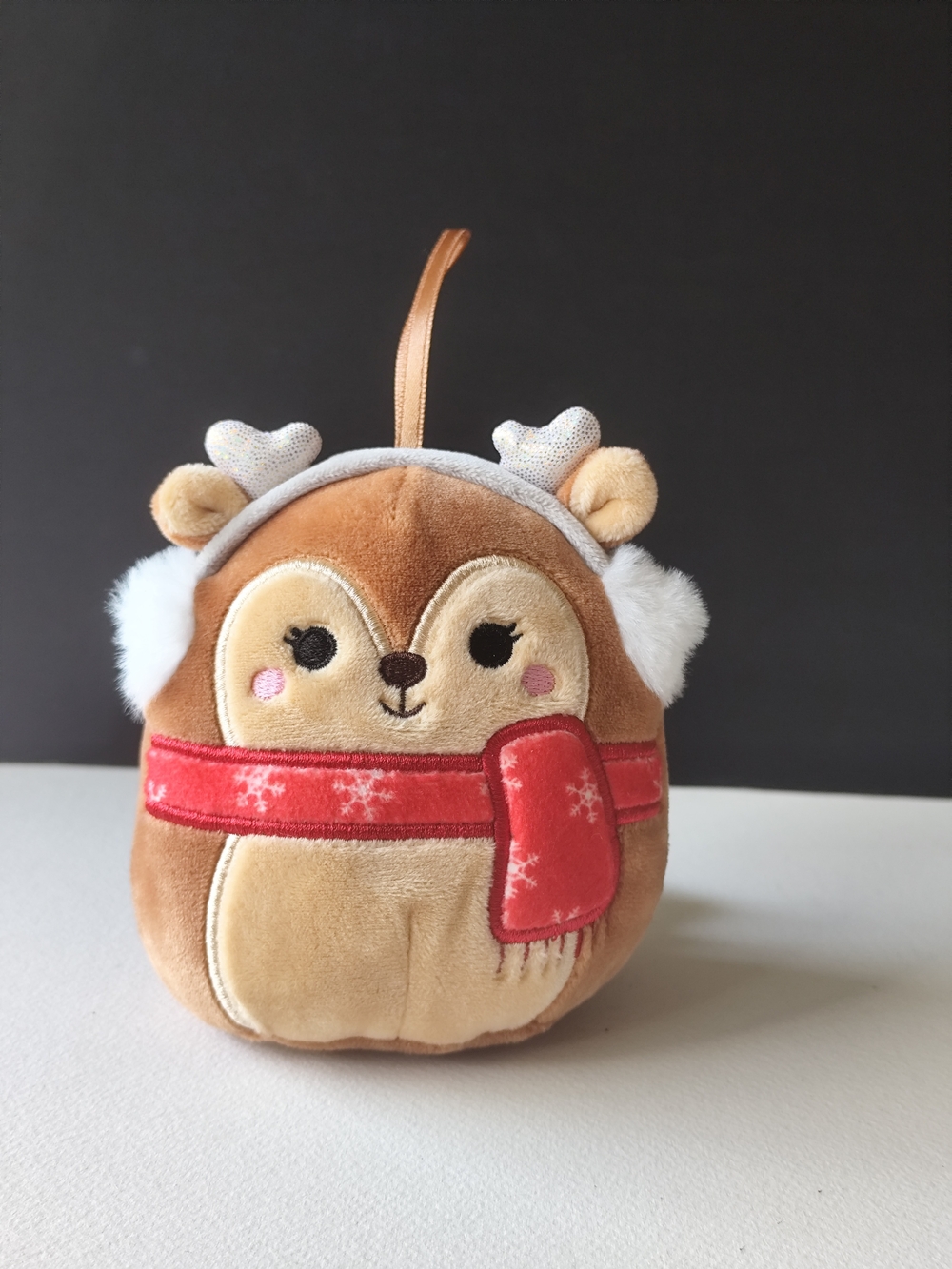 3/$20💗Squishmallows Darla The Reindeer Christmas Ornament Plush 5"